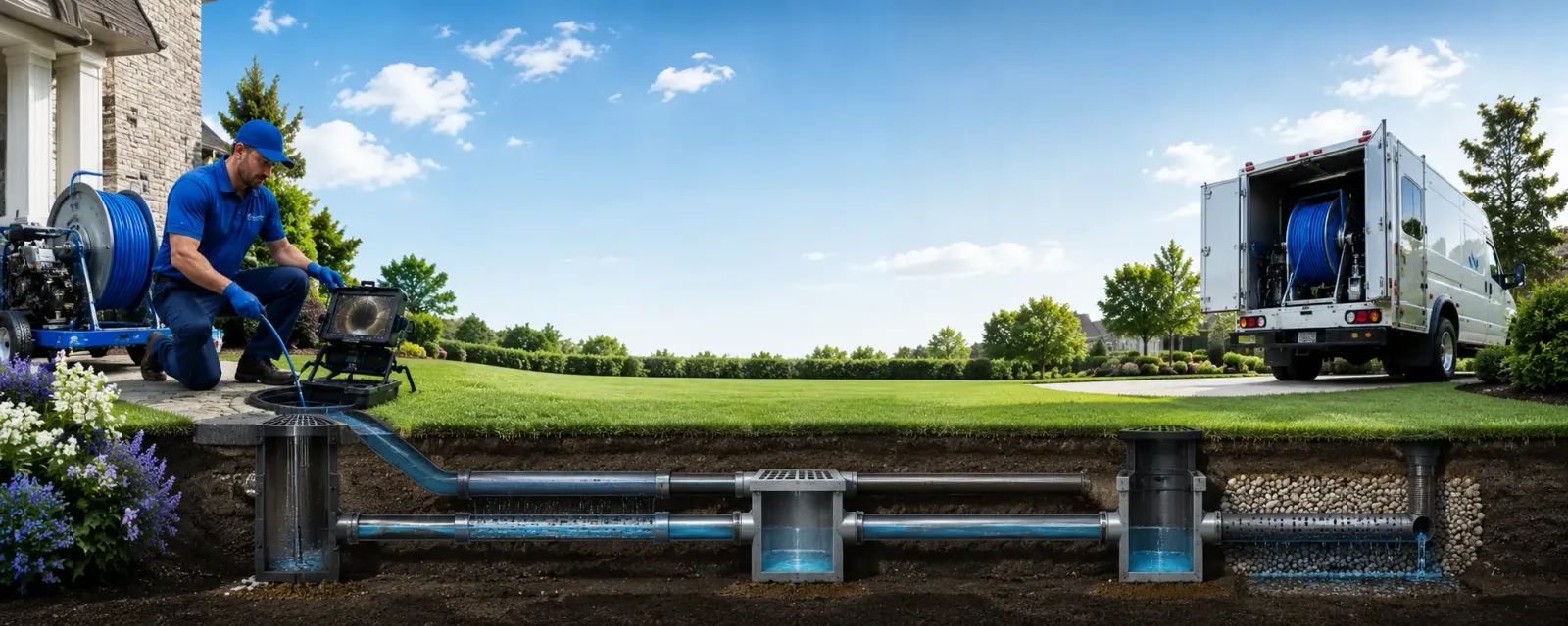 Outdoor drain cleaning information for Harbert, MI