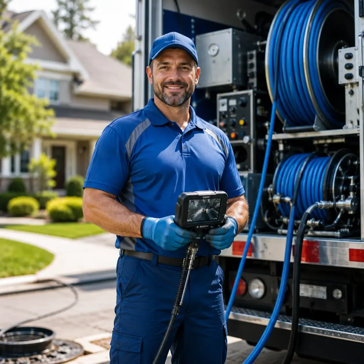 Local outdoor drain cleaning specialists in Harbert, MI